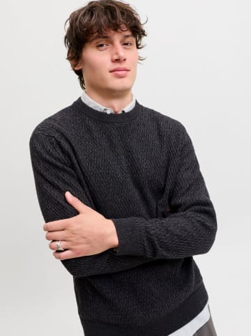 Jack & Jones Sweter w kolorze antracytowym