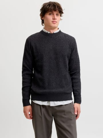 Jack & Jones Sweter w kolorze antracytowym