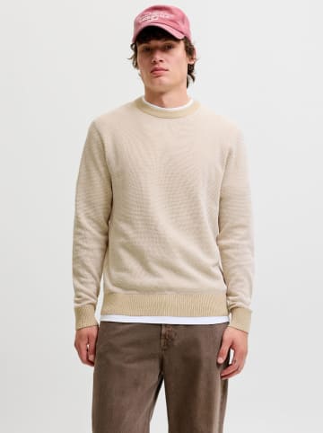 Jack & Jones Sweter w kolorze beżowym