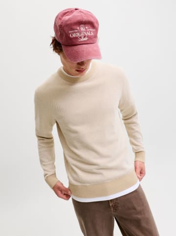 Jack & Jones Sweter w kolorze beżowym