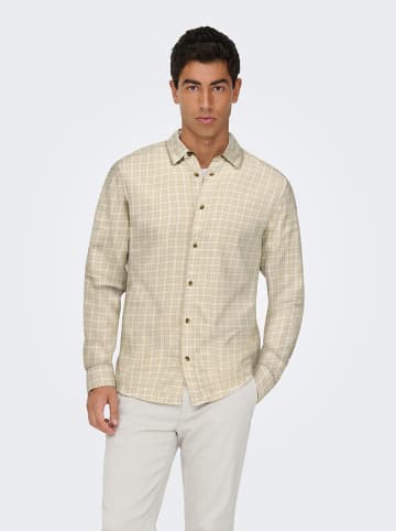 ONLY & SONS Hemd - Regular fit - in Beige