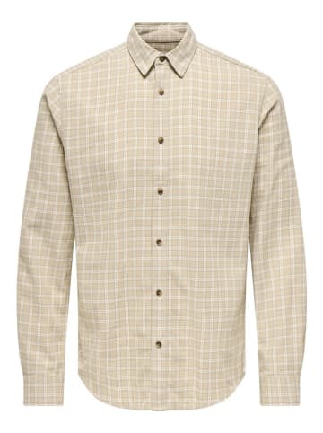 ONLY & SONS Hemd - Regular fit - in Beige