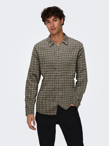 ONLY & SONS Hemd - Regular fit - in Taupe
