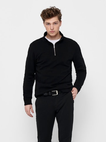 ONLY & SONS Sweatshirt in Schwarz