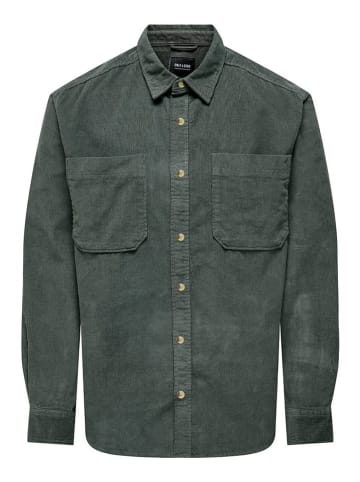 ONLY & SONS Hemd "Salp" - Relaxed fit - in Anthrazit