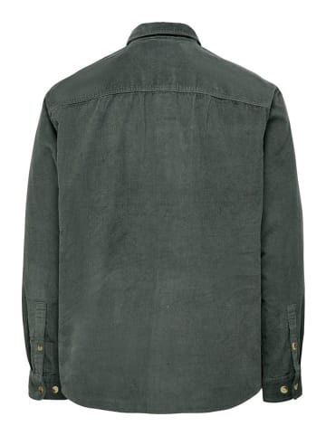 ONLY & SONS Blouse "Salp" - relaxed fit - antraciet