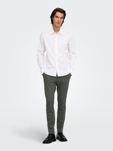 ONLY & SONS Spodnie chino w kolorze oliwkowym