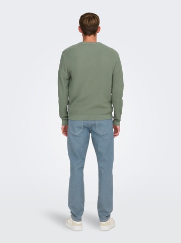 ONLY & SONS Sweter w kolorze zielonoszarym