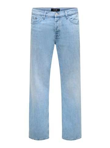 ONLY & SONS Spijkerbroek - straight fit - lichtblauw