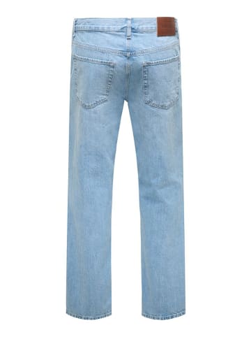 ONLY & SONS Dżinsy - Straight fit - w kolorze błękitnym