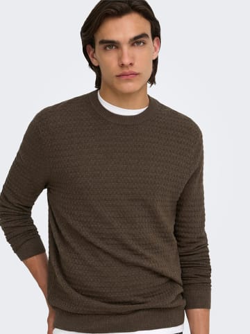 ONLY & SONS Trui kaki