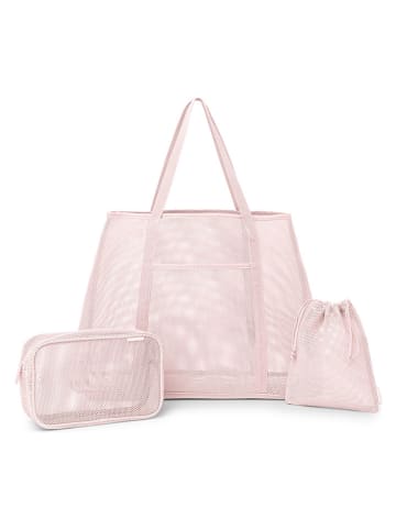 Puccini Strandtasche in Rosa - (B)54 x (H)40 x (T)17 cm