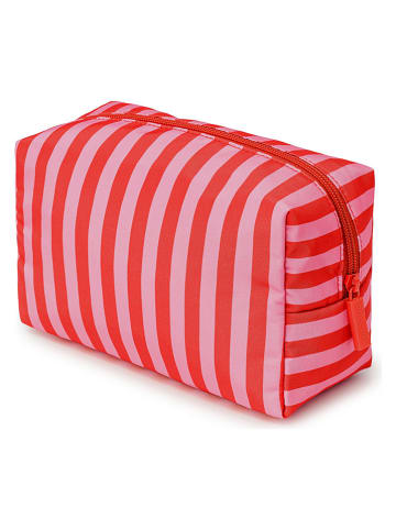 Puccini Kosmetiktasche "Summer" in Rosa/ Rot - (B)25 x (H)19 x (T)9 cm