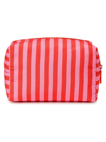 Puccini Kosmetiktasche "Summer" in Rosa/ Rot - (B)25 x (H)19 x (T)9 cm