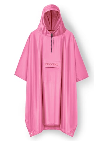 Puccini Regenponcho in Rosa
