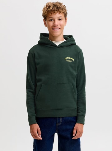 JACK & JONES Junior Hoodie donkergroen