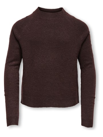 KIDS ONLY Sweter "Rica" w kolorze brązowym
