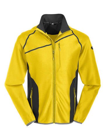 Maul Sport Fleecejacke "Donnersberg" in Gelb/ Schwarz