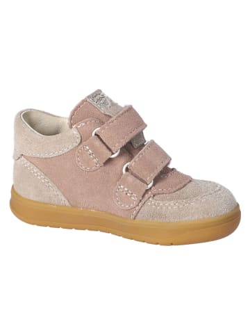 PEPINO Leder-Sneakers in Hellbraun/ Hellblau