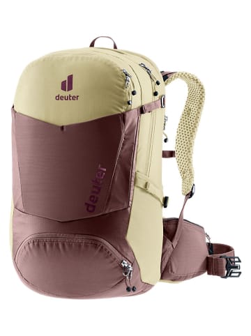 Deuter Wanderrucksack "Trans Alpine Pro 26" in Beige/ Bordeaux - (B)28 x (H)52 x (T)21 cm