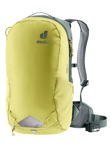 Deuter Plecak turystyczny "Race 12" w kolorze zielonym - 24 x 44 x 15 cm