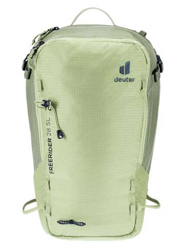 Deuter Plecak narciarski "Freerider 28" w kolorze zielonym - 34 x 52 x 18 cm