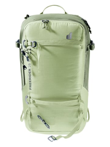 Deuter Plecak narciarski "Freerider 28" w kolorze zielonym - 34 x 52 x 18 cm