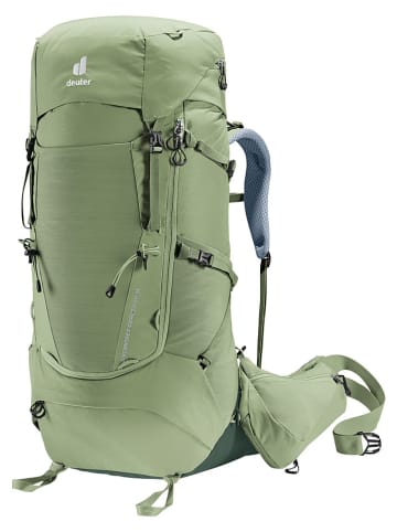 Deuter Plecak turystyczny "Aircontact Core 55+10" w kolorze zielonym - 32 x 79 x 27 cm