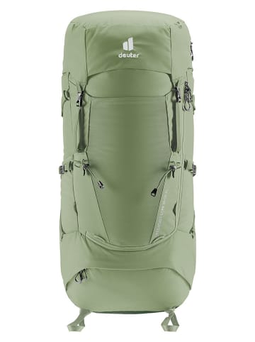 Deuter Plecak turystyczny "Aircontact Core 55+10" w kolorze zielonym - 32 x 79 x 27 cm