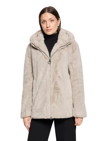 Betty Barclay Kunstbont jas taupe