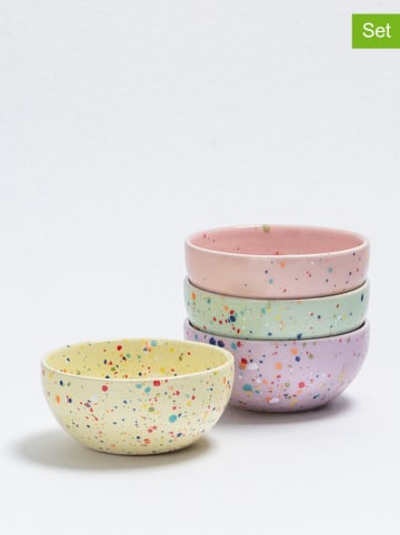 Egg Back Home 4er-Set: Mini-Schalen ''New Party'' in Bunt - Ø 10 cm