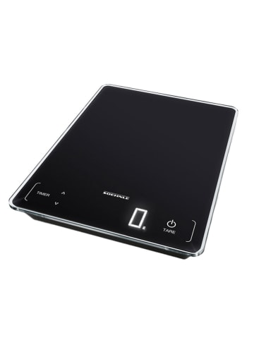 Soehnle Küchenwaage "KWD Page Profi 100" in Schwarz - (L)24 x (B)17,5 cm
