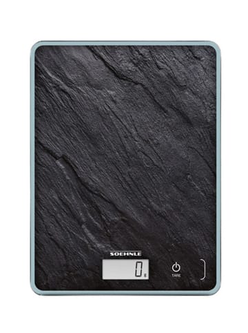 Soehnle Küchenwaage "KWD Page Compact 300" in Schwarz - (L)23,5 x (B)19 cm