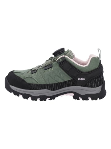 CMP Skórzane buty trekkingowe "Kiruna" w kolorze zielonym