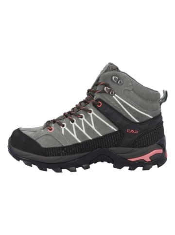 CMP Skórzane buty trekkingowe "Rigel Mid" w kolorze szarym