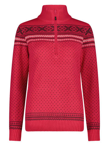 CMP Sweter w kolorze czerwonym