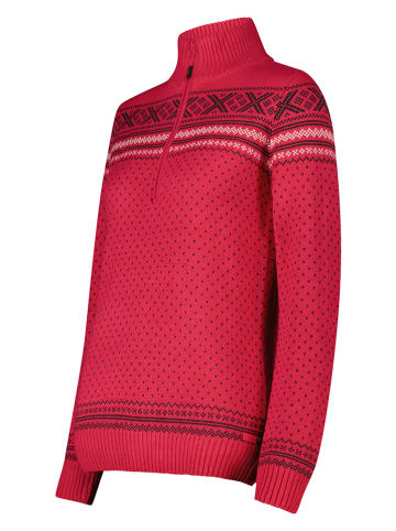 CMP Sweter w kolorze czerwonym