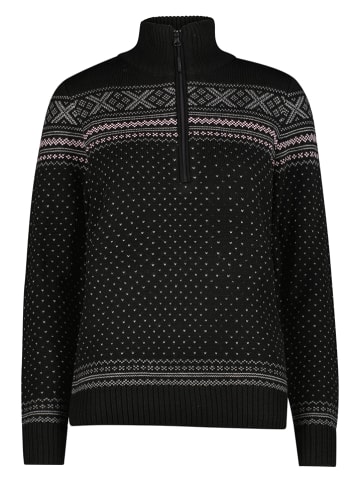 CMP Sweter w kolorze czarnym
