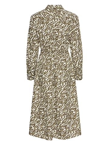 Camel Active Sukienka w kolorze oliwkowo-kremowym