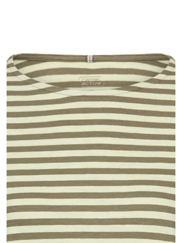 Camel Active Longsleeve in Creme/ Khaki