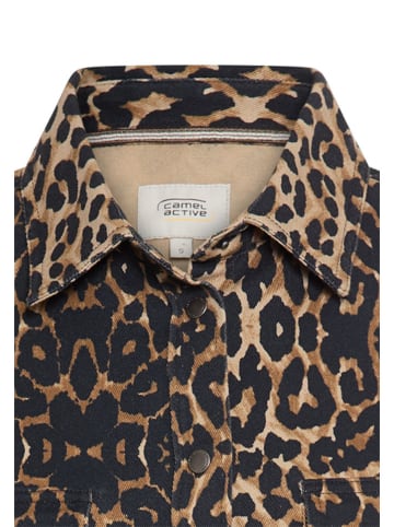 Camel Active Blousejas lichtbruin/zwart