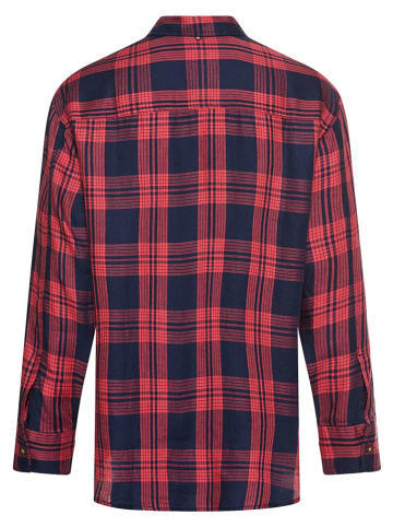 Camel Active Blouse donkerblauw/rood