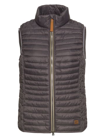 Camel Active Doorgestikte bodywarmer antraciet