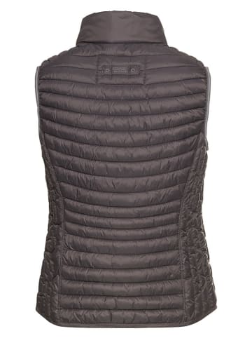 Camel Active Doorgestikte bodywarmer antraciet