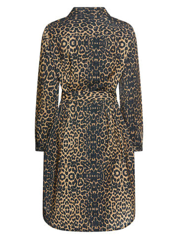 Jurk zwart/camel