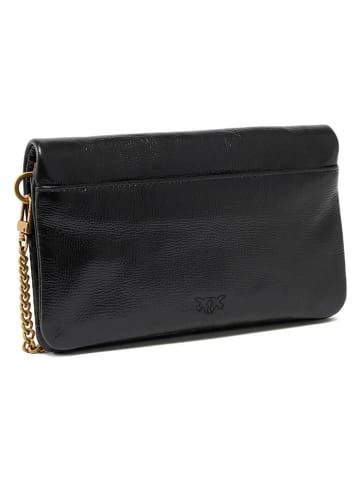 Pinko Leren schoudertas zwart - (B)20 x (H)11 x (D)3 cm