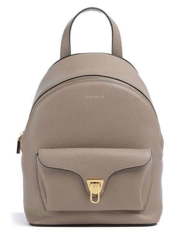 COCCINELLE Leren rugzak grijs - (B)21 x (H)27 x (D)11 cm