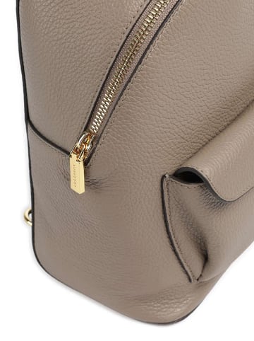 COCCINELLE Leder-Rucksack in Grau - (B)21 x (H)27 x (T)11 cm