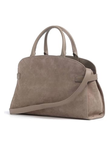 COCCINELLE Leder-Henkeltasche in Taupe - (B)34 x (H)13 x (T)11 cm
