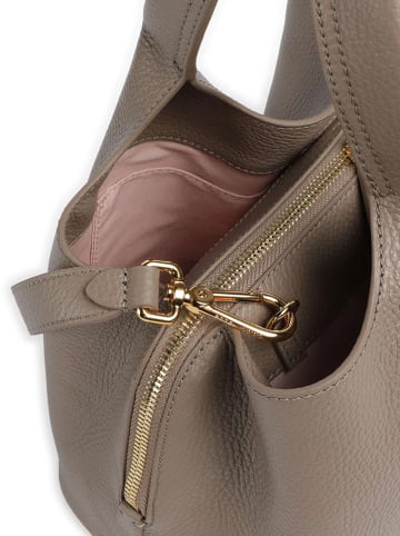 COCCINELLE Leren handtas taupe - (B)32 x (H)20 x (D)14 cm